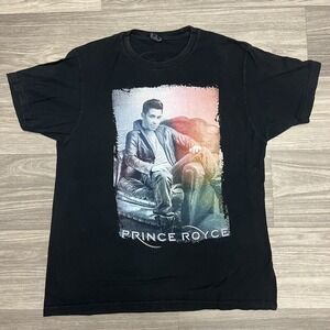 Prince Royce Band Tee Shirt Men‎ Large Black Soy El Mismo Tour Dominican Bachata